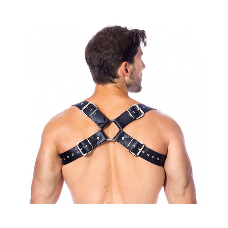 BONDAGE PLAY - ADJUSTABLE LEATHER HARNESS