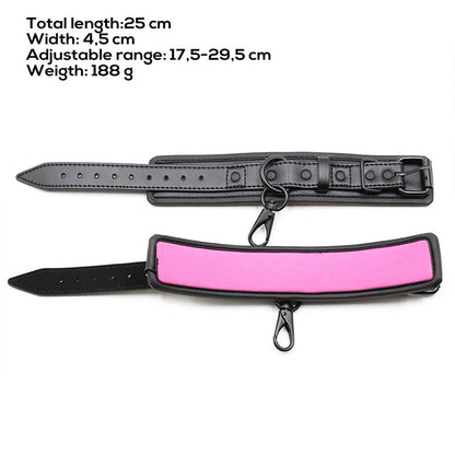 LATETOBED BDSM LINE - ADJUSTABLE NEOPRENE HANDCUFFS