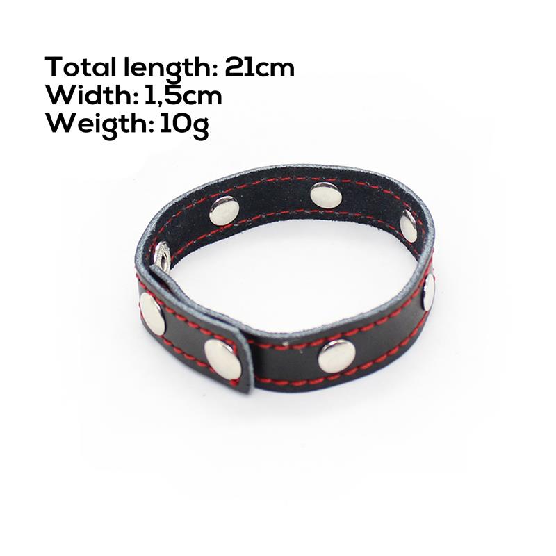 LATETOBED BDSM LINE - ADJUSTABLE PENIS RING 21 CM X 1.5 CM