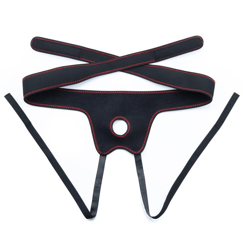 LOVETOY - ADJUSTABLE STRAP ON WITH DILDO 10 FUNCTIONS 7.0