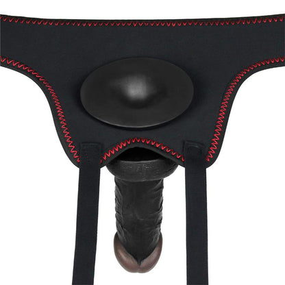 LOVETOY - ADJUSTABLE STRAP ON WITH DILDO 10 FUNCTIONS 7.0