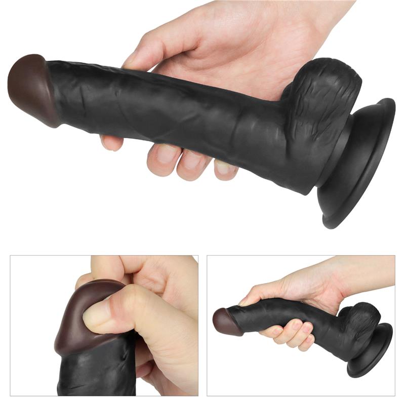 LOVETOY - ADJUSTABLE STRAP ON WITH DILDO 10 FUNCTIONS 7.5