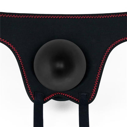 LOVETOY - ADJUSTABLE STRAP ON WITH DILDO 10 FUNCTIONS 7.5