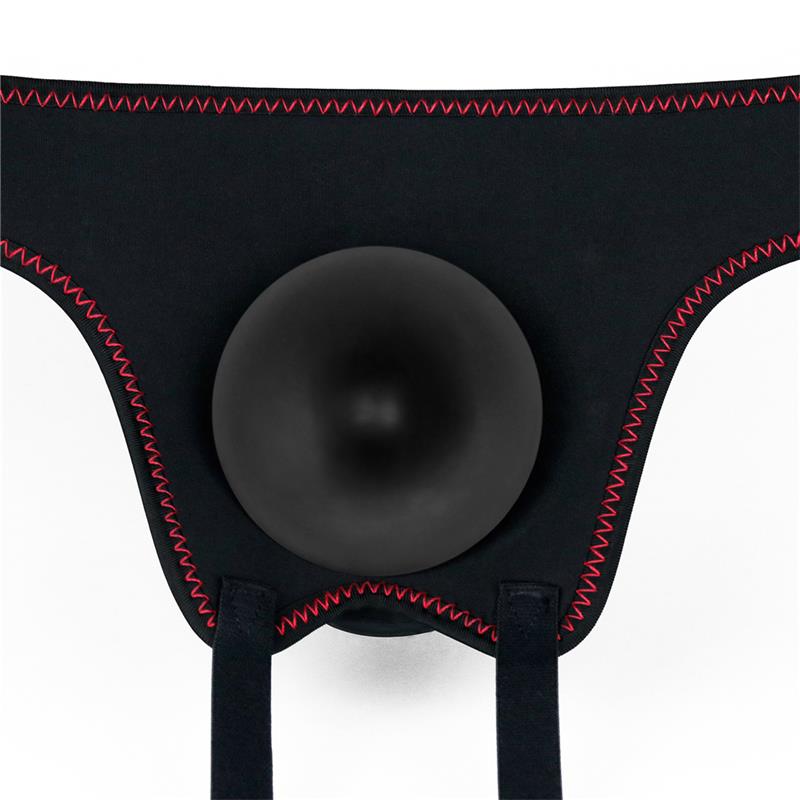 LOVETOY - ADJUSTABLE STRAP ON WITH DILDO 10 VIBRATIONS 7.5