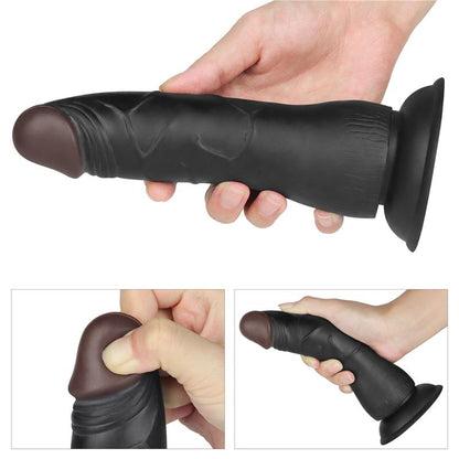 LOVETOY - ADJUSTABLE STRAP ON WITH DILDO 10 VIBRATIONS 7.5