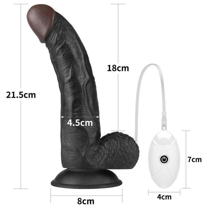 LOVETOY - ADJUSTABLE STRAP ON WITH DILDO 8.5 10 FUNCTIONS