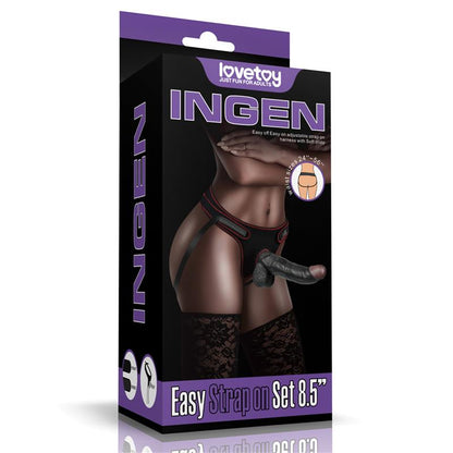 LOVETOY - ADJUSTABLE STRAP ON WITH DILDO 8.5