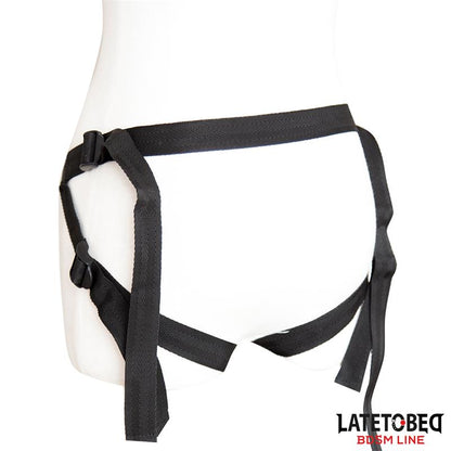 LATETOBED BDSM LINE - ADJUSTABLE STRAP ON WITH METAL RING