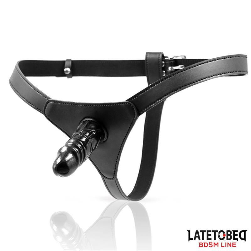 LATETOBED BDSM LINE - ADJUSTABLE STRAP-ON WITH SEMI REALISTIC DILDO