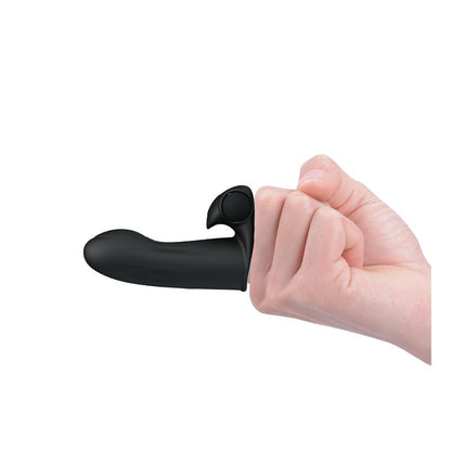 PRETTYLOVE - ADONIS FINGER SLEEVE VIBRATOR BLACK