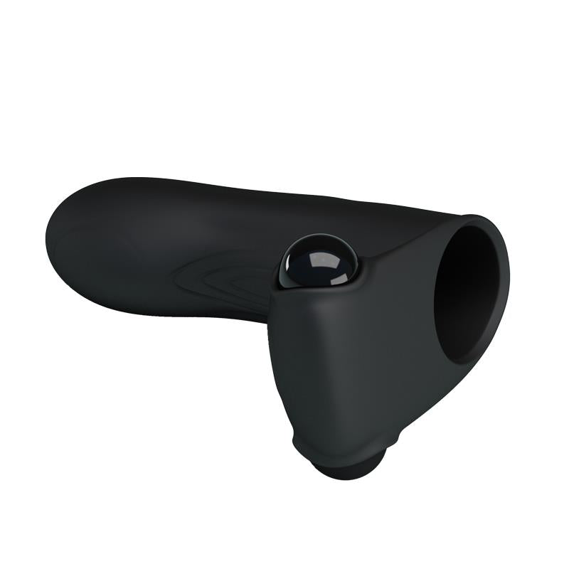 PRETTYLOVE - ADONIS FINGER SLEEVE VIBRATOR BLACK