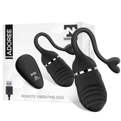 TARDENOCHE - ŒUF VIBRANT ADOREE AVEC TÉLÉCOMMANDE USB EN SILICONE