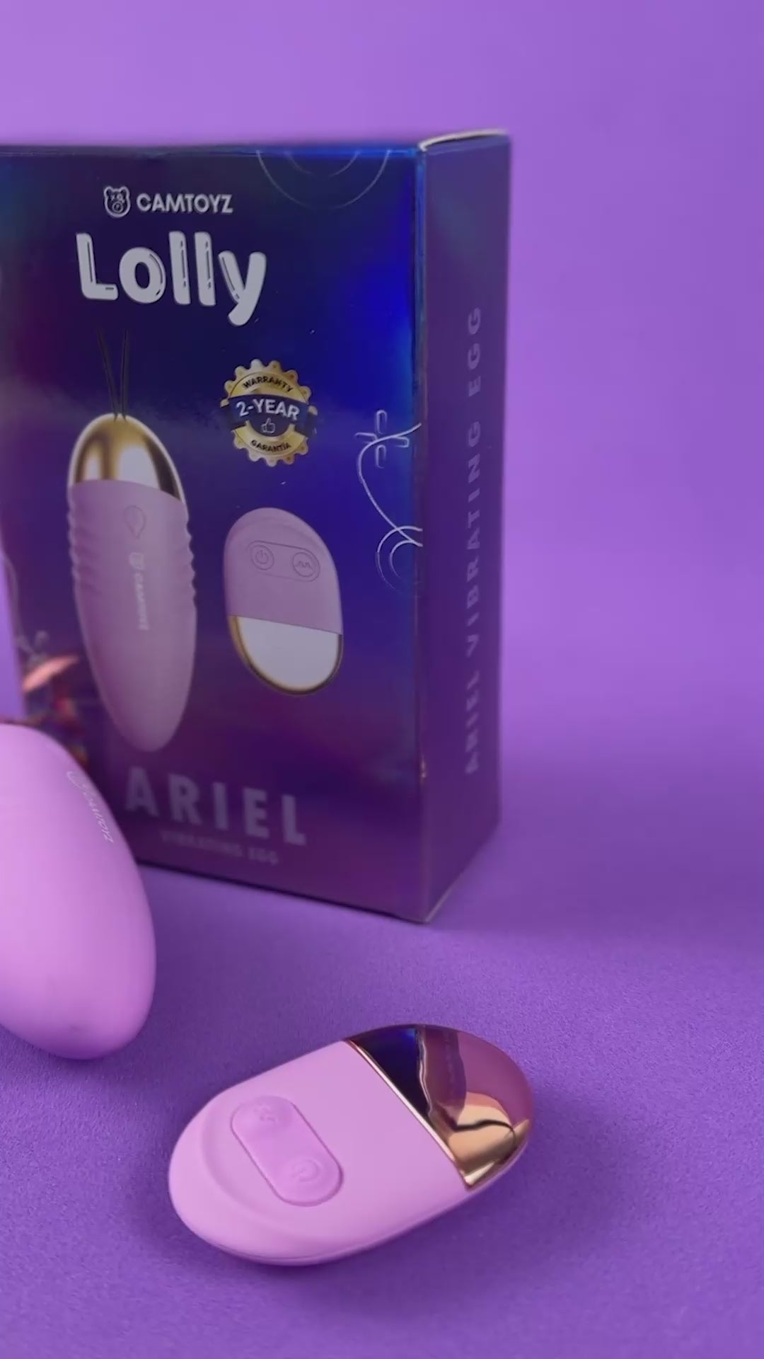 CAMTOYZ - LOLLY ARIEL VIBRATING EGG