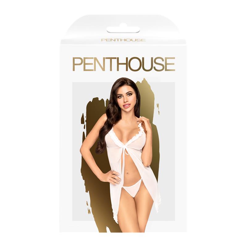 PENTHOUSE - AFTER SUNSET CHEMISE WHITE
