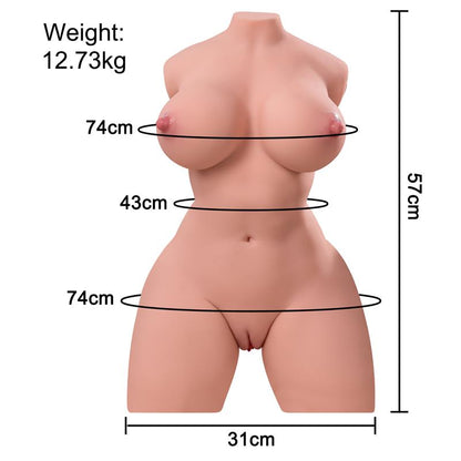 XISE - ALANNA TORSO WITH THRUSTING, INTERNAL ESQUELETON AND APP 12.73 KG