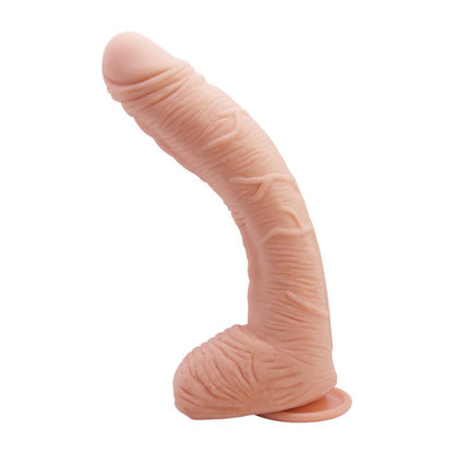 BAILE - ALEX CURVED DILDO WITH TESTICLES G-SPOT SUCTION CUP FLESH