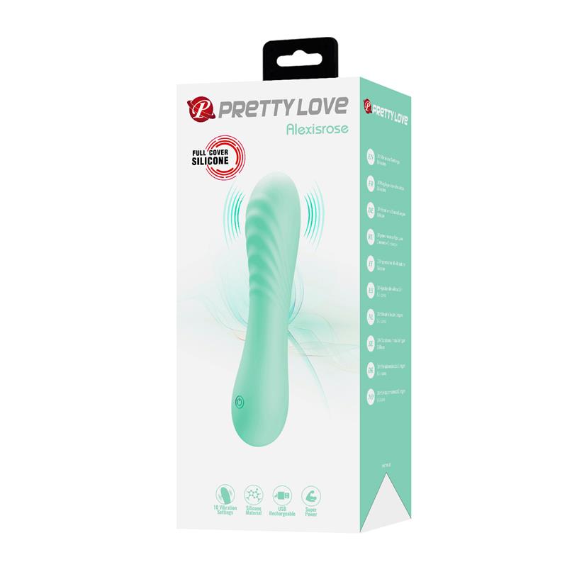 PRETTYLOVE - ALEXISROSE VIBRATOR FULL SILICONE