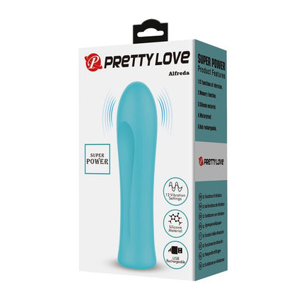 PRETTY LOVE - ALFREDA SUPER POWER VIBRATOR AQUA GREEN