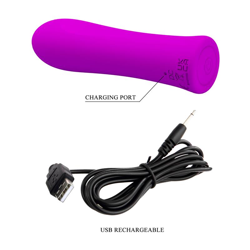 PRETTY LOVE - ALFREDA SUPER POWER VIBRATOR VIOLET