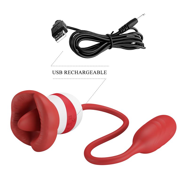 PRETTYLOVE - ALIYAH DUAL ENDED STIMULATOR SILICONE