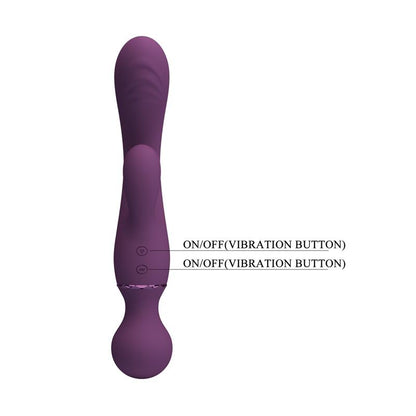 PRETTYLOVE - ALL ROUNDET VIBA AND MASSAGER 2 IN 1
