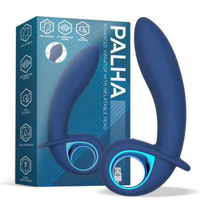 INTOYOU - ALPHA ADVANCED VIBE WITH INFLATABLE AND VIBRATION FUNCTION USB SILICONE