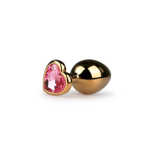 EASYTOYS - METAL ANAL PLUG NO. 7 - GOLD / PINK