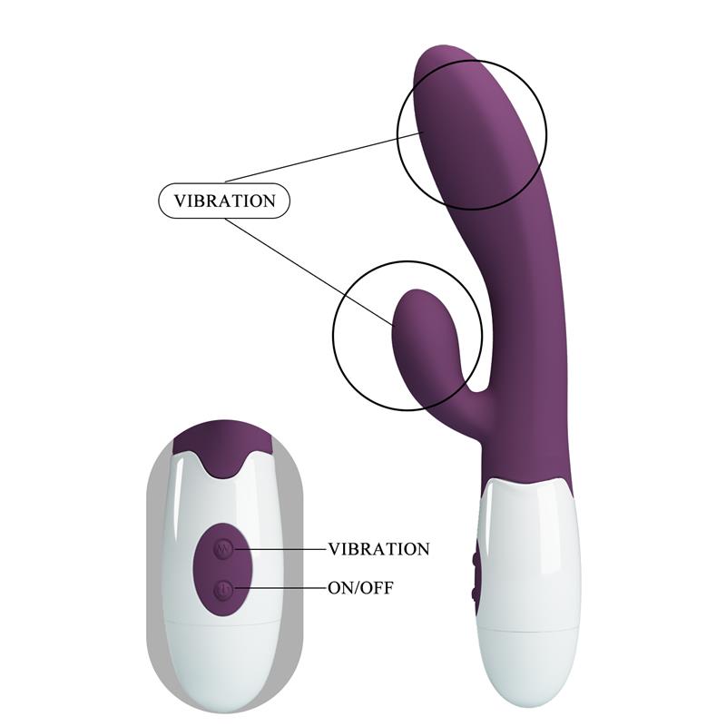 PRETTY LOVE - ALVIS RABBIT VIBRATOR & PURPLE G-SPOT