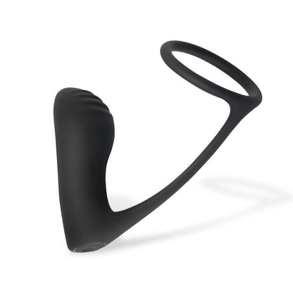 AFTERDARK - AMMOLITE VIBRATING ANAL PLUG WITH TESTICLE RING