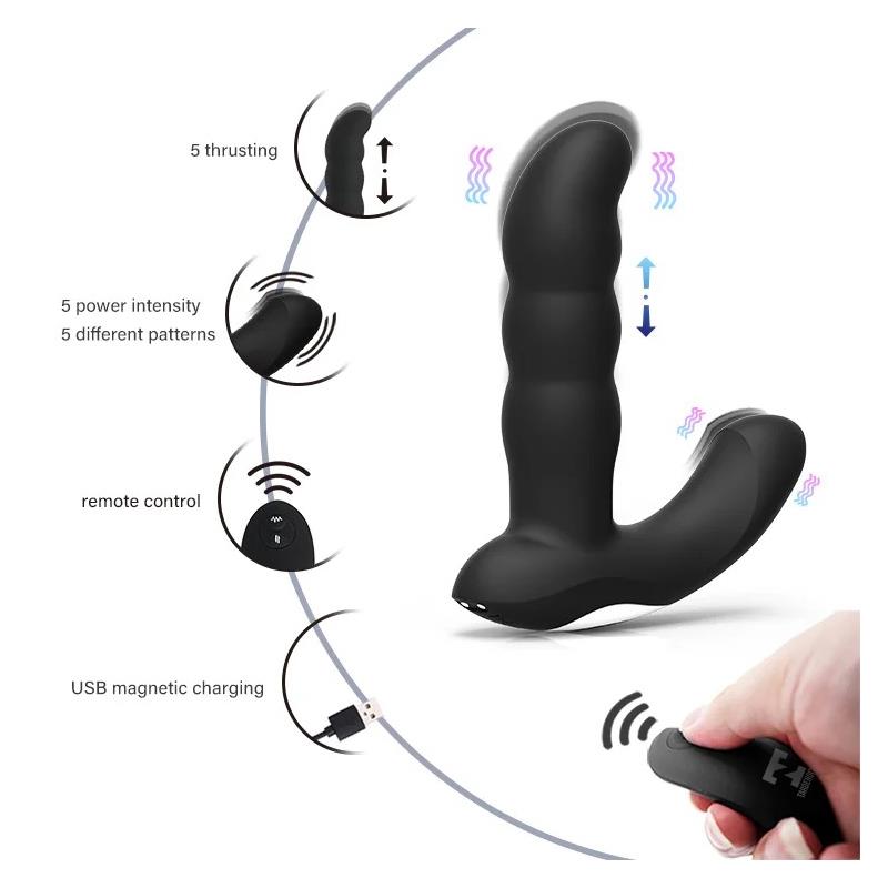TARDENOCHE - AMPEX P-SPOT ANAL MASSAGER WITH THRUSTING