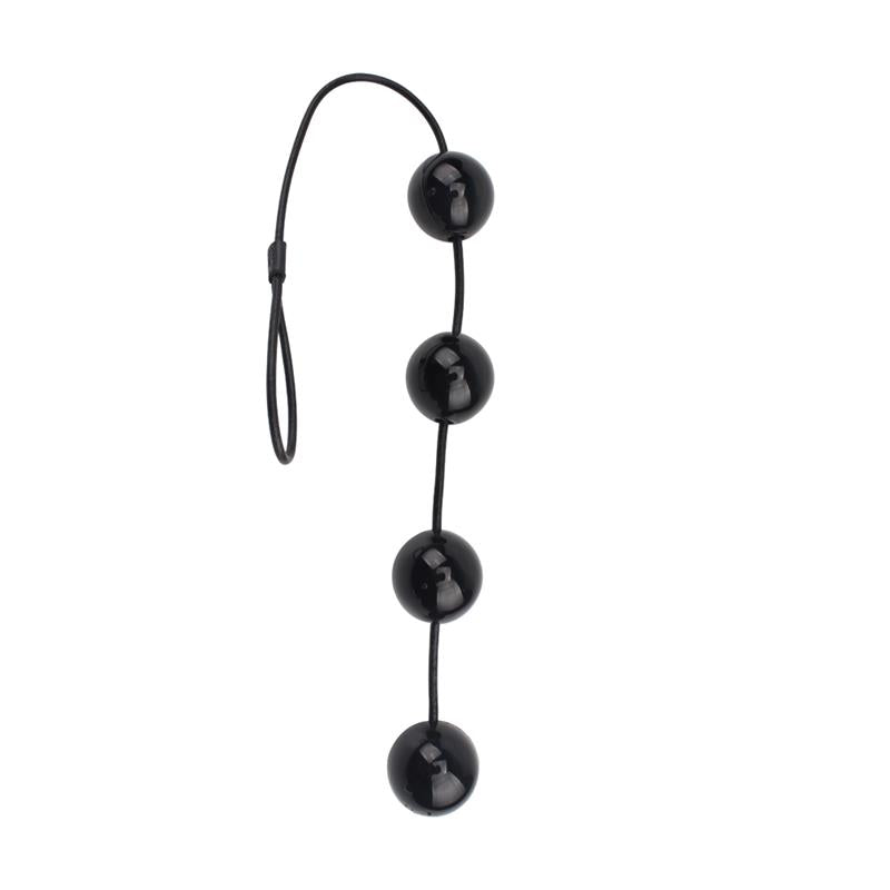 CHISA - ANAL AND VAGINAL BALLS 55 X 4 CM BLACK
