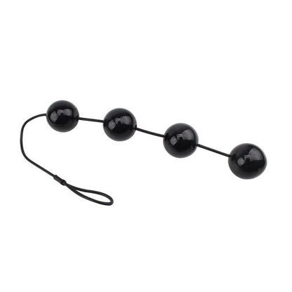 CHISA - ANAL AND VAGINAL BALLS 65 X 6 CM BLACK