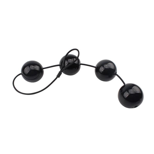 CHISA - ANAL AND VAGINAL BALLS 65 X 6 CM BLACK