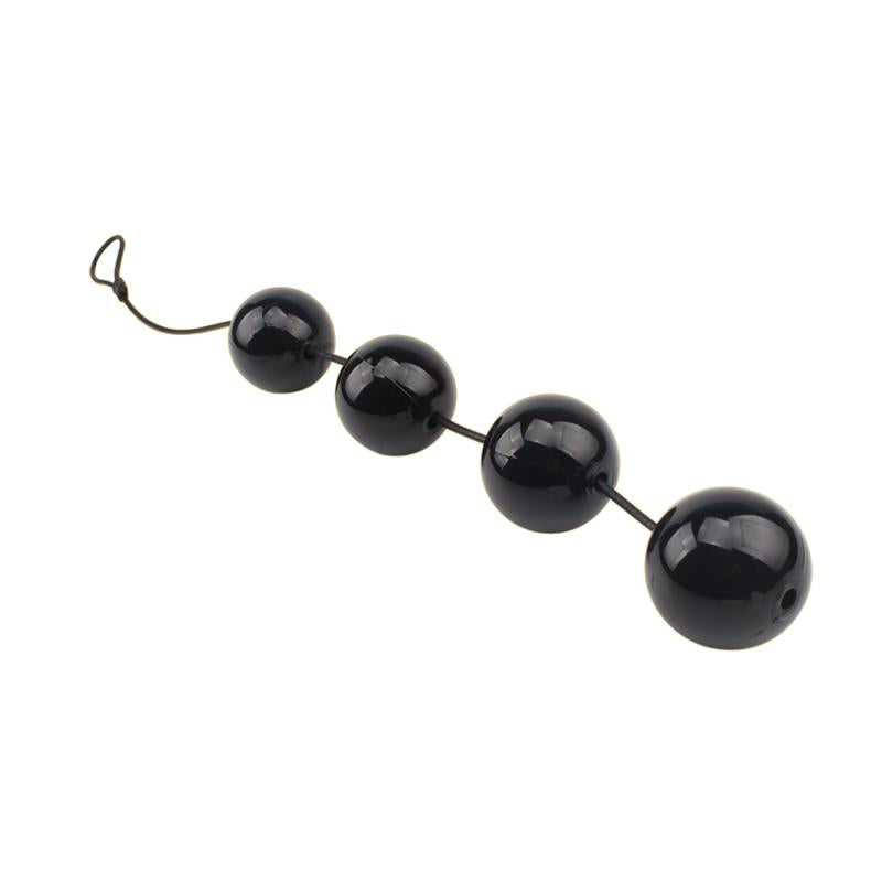 CHISA - ANAL AND VAGINAL BALLS 65 X 6 CM BLACK