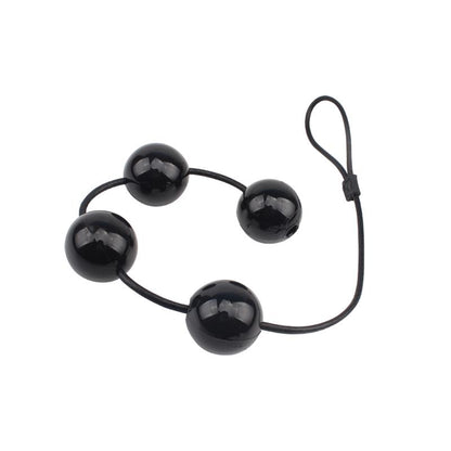 CHISA - ANAL AND VAGINAL BALLS 65 X 6 CM BLACK