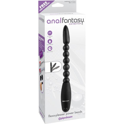 ANAL FANTASY COLLECT. - ANAL BALLS WITH VIBRATION FLEXA PLEASER BLACK