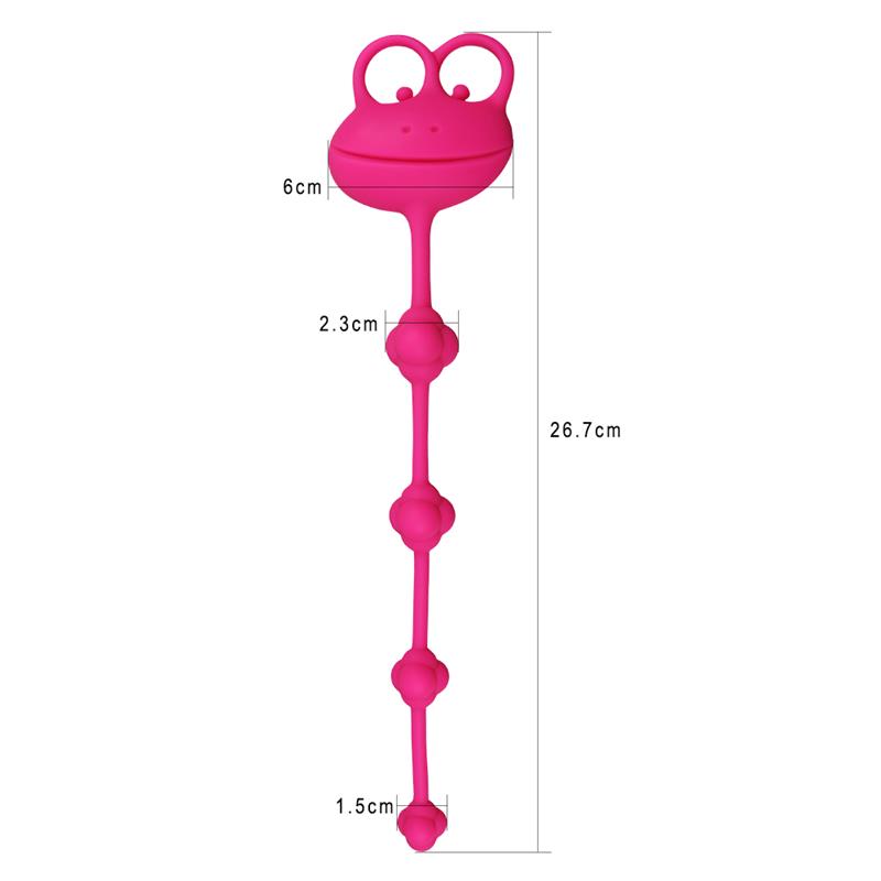 LOVETOY - ANAL BEADS FROG PINK