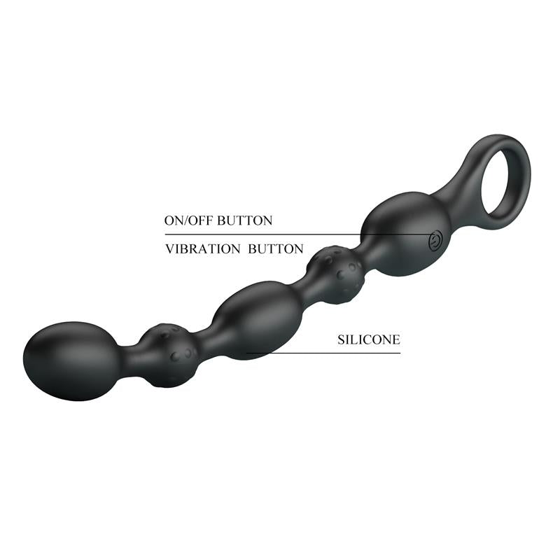 PRETTYLOVE - ANAL BEADS WITH VIBRATION