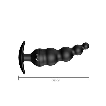 PRETTYLOVE - ANAL BUBBLE PLUG BLACK SILICONE
