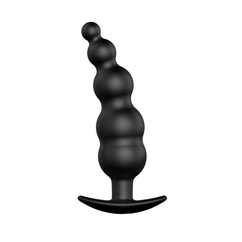 PRETTYLOVE - ANAL BUBBLE PLUG BLACK SILICONE