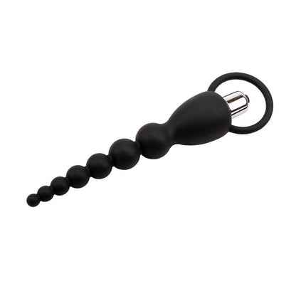 CHISA - ANAL CHAIN ELITE POWER 19.5 CM SILICONE BLACK