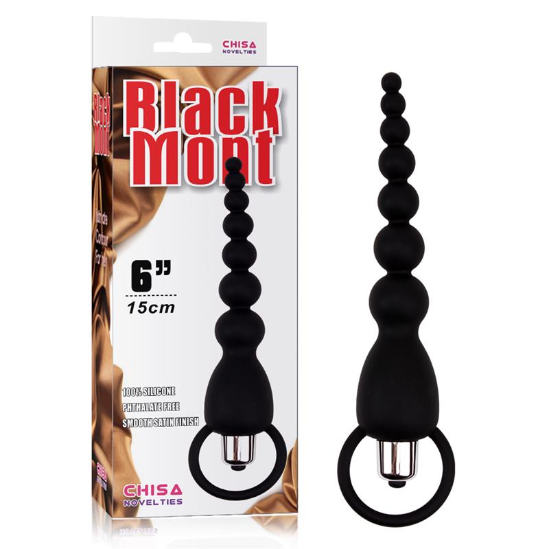 CHISA - ANAL CHAIN ELITE POWER 19.5 CM SILICONE BLACK