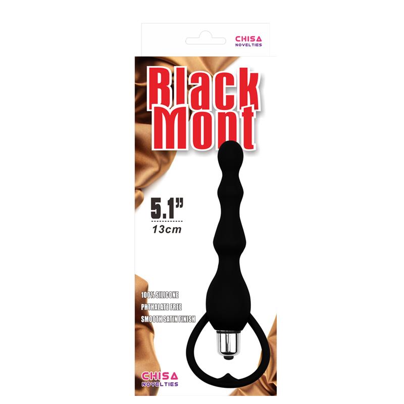 CHISA - ANAL CHAIN TAIL POWER SILICONE BLACK