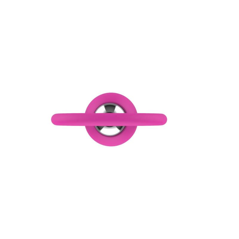 A-GUSTO - ANAL CHAIN WITH VIBRATION PINK