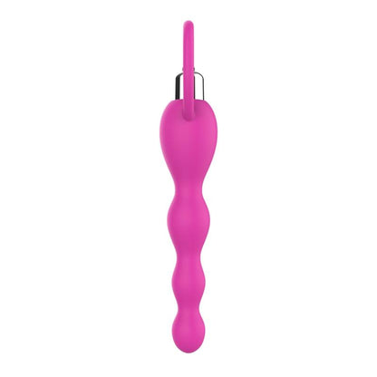 A-GUSTO - ANAL CHAIN WITH VIBRATION PINK