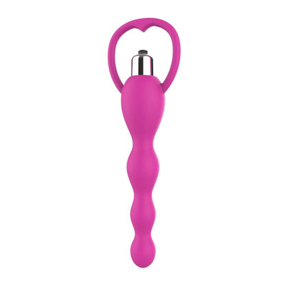 A-GUSTO - ANAL CHAIN WITH VIBRATION PINK