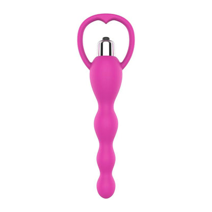 A-GUSTO - ANAL CHAIN WITH VIBRATION PINK