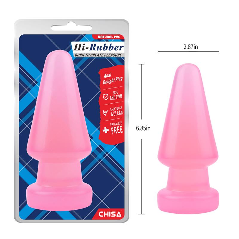 CHISA - ANAL DELIGHT ANAL PLUG PINK 17.4CM