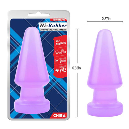 CHISA - ANAL DELIGHT ANAL PLUG PURPLE 17.4CM