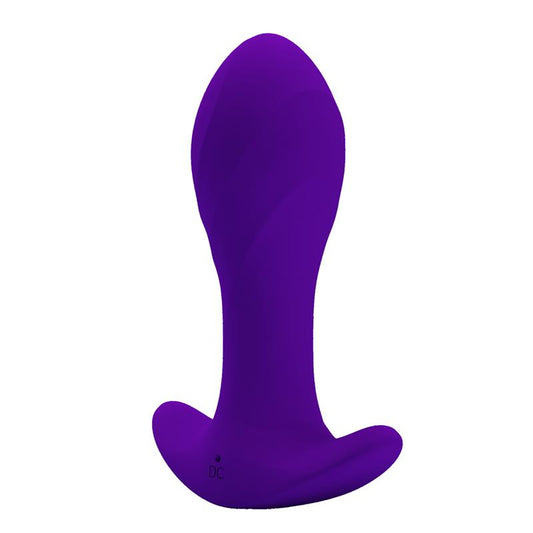 PRETTYLOVE - ANAL MASAGER WITH VIBRATION PURPLE